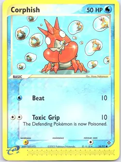 Corphish 54/97 Non Holo Dragon - Pokemon Card - NM - Image 1