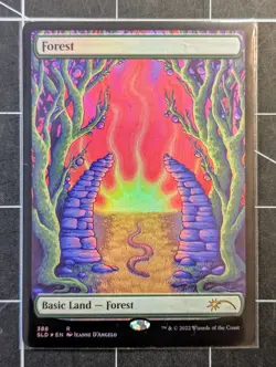 Forest 388 - FOIL Promo Near Mint MTG Secret Lair Drop Series SLD - Image 1