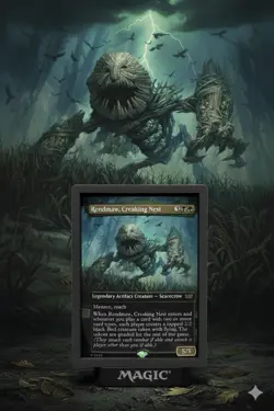 MTG Custom Commander EDH Goad Deck Rendmaw, Creaking Nest - Image 1
