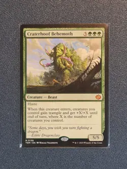 MTG Craterhoof Behemoth - Tarkir: Dragonstorm - TDM - Near Mint+ - Image 1