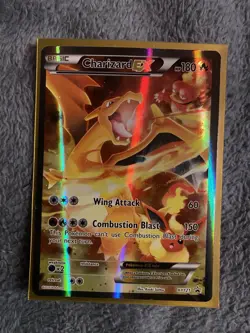 Pokemon TCG Charizard EX XY121 black star Promo XY near mint - Image 1