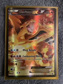 Pokemon TCG Charizard EX XY121 black star Promo XY near mint - Image 2