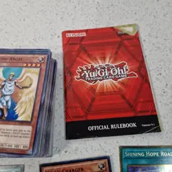 1996 Yu-Gi-Oh! Trading Card Lot with rulebook and deck zone x2 Over 200 Cards - Image 4