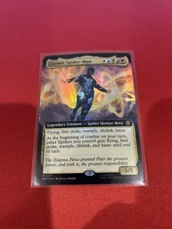 Magic The Gathering Marvel Spider-Man Cosmic Spider-Man Extended Art #0271 Foil - Image 3