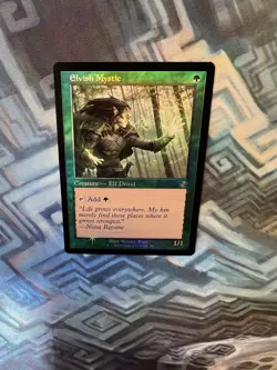 MTG Foil Elvish Mystic Retro Fame EX/LP+ Time Spiral Remastered - Image 3