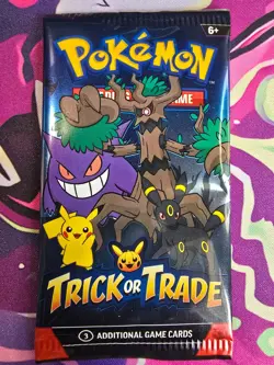 POKEMON TRICK OR TRADE 2024 SEALED BOOSTER PACK HALLOWEEN - Image 2