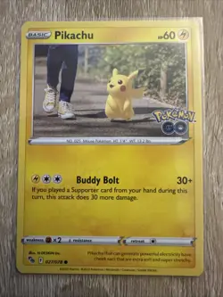 Pokemon Go Pikachu 027/078 Common - Image 1
