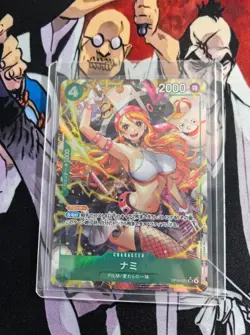 ONE PIECE Japanese Card 2025 The Azure Sea's Seven Nami OP14-031 SR-P NM - Image 1
