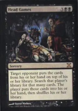 Head Games - 10th Edition: #148, Magic: The Gathering Lp C287 - Image 1