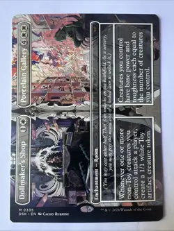 MTG - Duskmourn - Dollmaker’s Shop/Porcelain Gallery - BORDERLESS - NM - Image 1