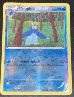 Prinplup 34/113 | Mint/Near Mint | Reverse Holo | Pokemon Legendary Treasures - Image 1
