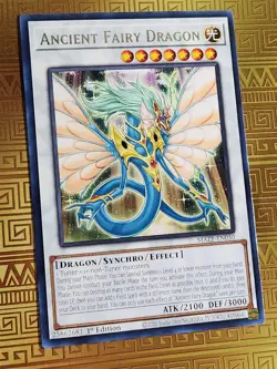 Ancient Fairy Dragon MAZE-EN050 1st Edition Rare NM Yu-Gi-Oh Eng Tcg - Image 1