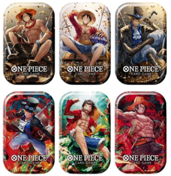 One Piece Card Game TS-01 Mini Tin Pack Vol.1 Asia Limited w/ OP09 Packs NEW - Image 1