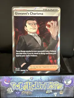 Pokemon Card Giovanni's Charisma 197/165 Scarlet & Violet 151 Ultra Rare NM - Image 1