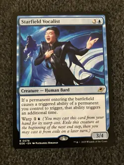 Magic The Gathering MTG - Starfield Vocalist - Edge of Eternities EOE - Image 1