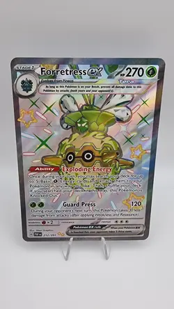 Pokemon TCG - Paldean Fates - 212/091 Forretress ex - Image 1