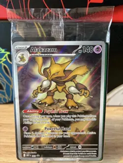 Pokemon Alakazam TCG MEP 009 Mega Evolution Black Star Promo Sealed UK VENDOR - Image 2
