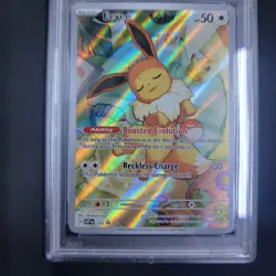 Pokemon Eevee TCG 173 Holo Promo Prismatic Evolutions PSA 9 - Image 4