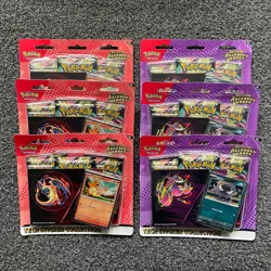 X6 Pokemon TCG Ascended Heroes Tech Sticker Collection New Sealed 18 Packs - Image 1
