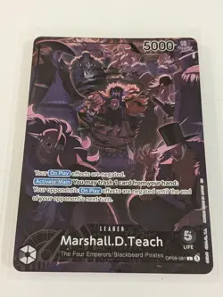 One Piece Card Game Marshall.D.Teach (English Version 2nd Anniversary Set) - Image 1