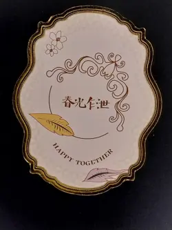 Raiden Ei Thick Metal Love Heart Card Club Springtime Revealed Genshin Impact - Image 2
