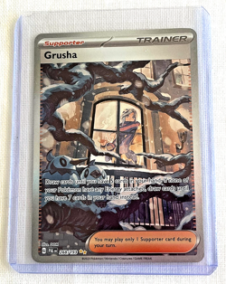 Grusha Scarlet & Violet - Paldea Evolved 268/193 - Special Holo NM Pokemon Card - Image 1