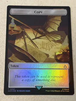 mtg foil token Copy // Assassin, 0001//0004, Assassin's Creed, unplayed - Image 1