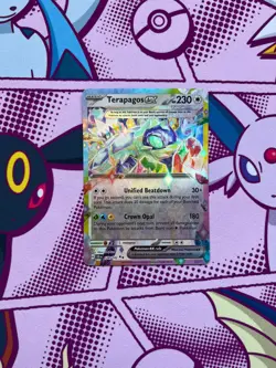 Pokemon TCG - Terapagos ex 128/142 - Sv07 Stellar Crown - NM - Image 1