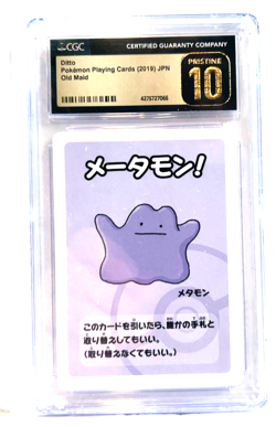 2022 POKEMON " PRISTINE " GRADE 10 ! JAPANESE DITTO OLD MAID AWESOME !!!!! - Image 1
