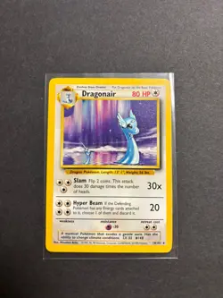 Pokemon TCG Dragonair Base Set 18/102 Regular Unlimited Rare LP - Image 1
