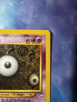*1st Edition* Vintage Unown P 58/105 Pokemon TCG Neo Destiny Uncommon - Image 3