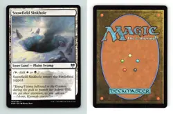 Snowfield Sinkhole #269/285 MTG Kaldheim Land 2021 TCG Card - Image 1