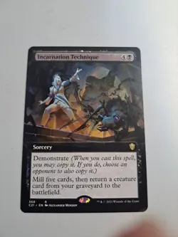 MTG: Incarnation Technique (Extended Art) (LP): Commander 2021 - Image 1