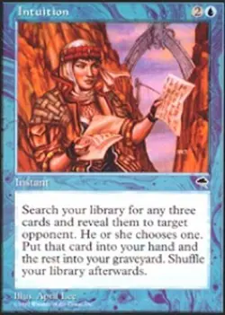 Intuition HP, English MTG Tempest - Image 1
