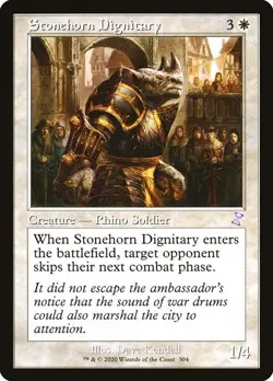 Stonehorn Dignitary Retro Frame Time Spiral Remastered NM MTG - Image 1