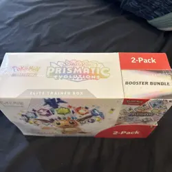 Pokemon TCG Prismatic Evolutions ETB with Booster Bundle Costco 2-Pack Sealed - Image 2