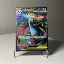 Pokemon Mega Charizard X Ex 109/094 Ultra Rare Full Art Holo Phantasmal Flames - Image 1