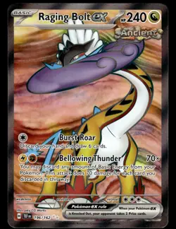 Raging Bolt ex 196/162 Ultra Rare Temporal Forces Pokemon Card - Image 1