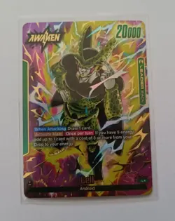 DBS Dragon Ball Fusion World FB02-070 Cell Leader ALT Card - Image 1