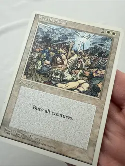 Wrath of God x1 MTG 4th Fourth Edition 1x Magic Very Good Moderate Play VG MP - Image 4