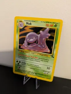 Muk 13/62 Rare Fossil Holo Pokemon Card 1999 - Image 3