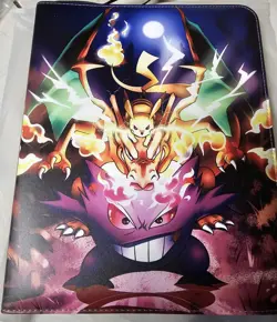 Pokemon Trading Card Binder- w/ 50 Card Sleeves, (Holds 900 cards)-New!! - Image 1