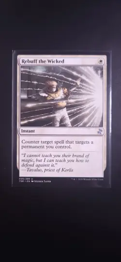 Rebuff the Wicked MTG Time Spiral Remastered Regular Card NM - Image 1