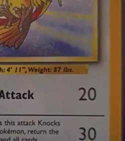 POKEMON TCG GAME PIDGEOT RARE HOLO #8/64 CARD 1999 WOTC MISPRINT *NO SYMBOL* - Image 2