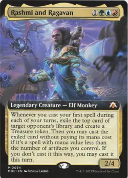 Rashmi and Ragavan (Extended Art) M Commander: March of the Machine 94 - LP MTG - Image 1