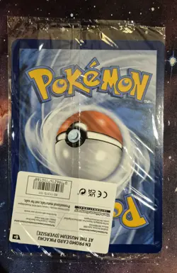 Pikachu At The Museum Oversized Promo Pokemon TCG Card NEW SEALED - Image 2