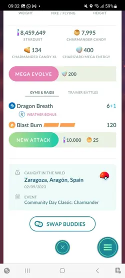 Pokemon Go Shiny Charzard ( Max CP ) - Image 2
