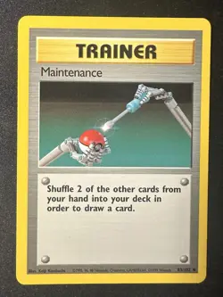 Pokemon - Maintenance 83/102 Trainer - Base Set Unlimited - Uncommon - LP - Image 1