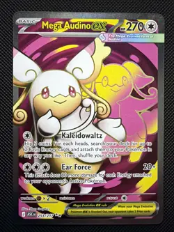 Mega Audino ex 253/217 Ultra Rare Pokemon Ascended Heroes - Image 1