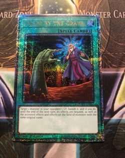 *** CALLED BY THE GRAVE *** QUARTER CENTURY SECRET RARE RA01-EN057 YUGIOH! - Image 1